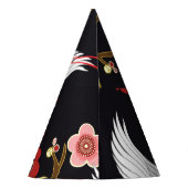 Vliegende vogels: Kraan Heron Japans. Feesthoedjes (Achterkant)