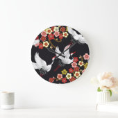 Vliegende vogels: Kraan Heron Japans. Grote Klok (Huis)