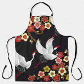 Vliegende vogels: Kraan Heron Japans. Schort (Voorkant)