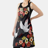 Vliegende vogels: Kraan Heron Japans. Schort (Insitu)