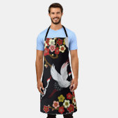 Vliegende vogels: Kraan Heron Japans. Schort (Gedragen)