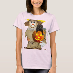 Vliegende vogelverschrikker t-shirt