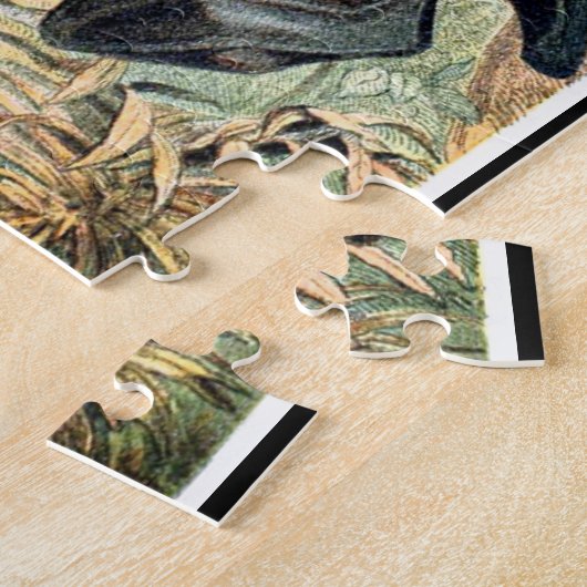 Vliegende Vos Bat Acadamia Illustratie Legpuzzel (Zijkant)