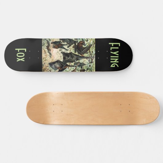  Vliegende Vos Bat Acadamia Illustratie Persoonlijk Skateboard (Horizontaal)