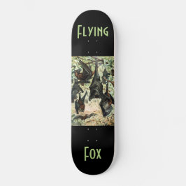  Vliegende Vos Bat Acadamia Illustratie Persoonlijk Skateboard
