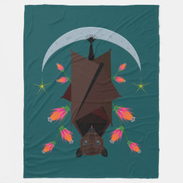 Vliegende Vos Teal Fleece Deken (3 Maten)