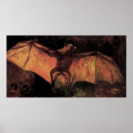 Vliegende Vos vleermuis door Vincent van Gogh Poster