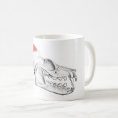 Vliegende vossenschedel, Kerst, Koffie mok (Voorkant rechts)