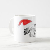 Vliegende vossenschedel, Kerst, Koffie mok (Voorkant links)