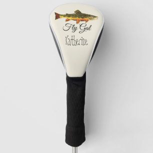 Vliegende Vrouw FLY GAL Brook-forel  Golfheadcover