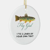 Vliegende Vrouw Keramisch Ornament (Rechts)