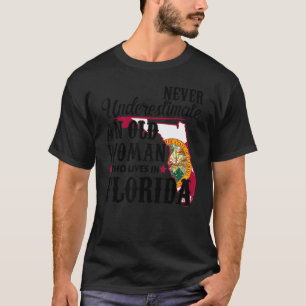 Vliegende vrouw uit Florida T-shirt