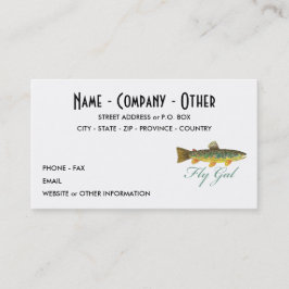 Vliegende Vrouw Visitekaartje