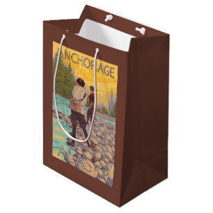 Vliegende vrouwen - Anchorage, Alaska Medium Cadeauzakje