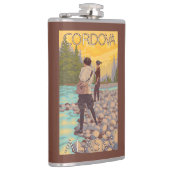 Vliegende vrouwen - Cordova, Alaska Heupfles (Rechts)