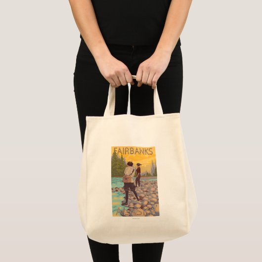 Vliegende vrouwen - Fairbanks, Alaska Tote Bag (Voorkant (product))