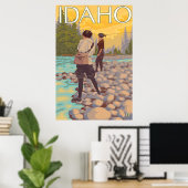 Vliegende vrouwen - Idaho Poster (Thuiskantoor)