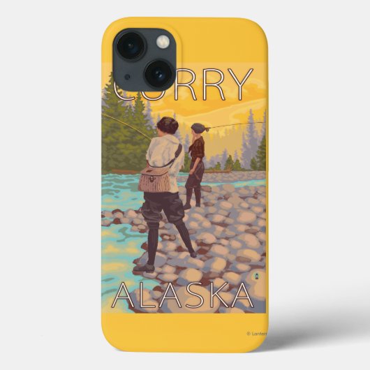 Vliegende vrouwen - Kerst, Alaska Case-Mate iPhone Case (Achterkant)