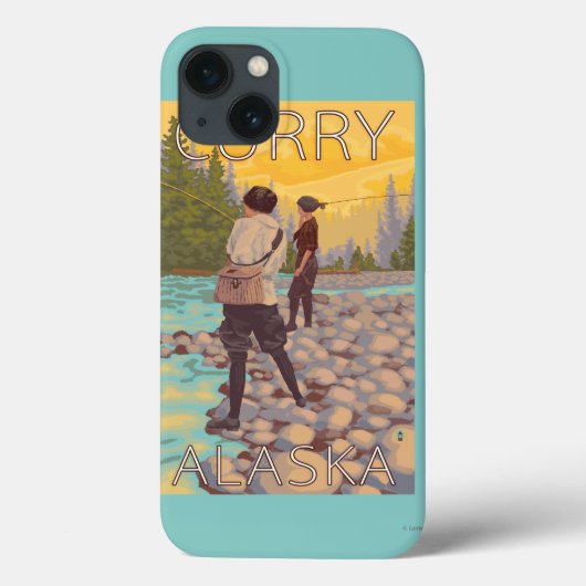 Vliegende vrouwen - Kerst, Alaska Case-Mate iPhone Case (Achterkant)