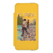 Vliegende vrouwen - Kerst, Alaska Incipio iPhone Portemonnee Hoesje (Voorkant Agenda)