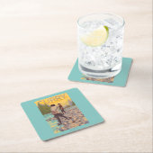 Vliegende vrouwen - Kerst, Alaska Kartonnen Onderzetters (Insitu)