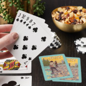 Vliegende vrouwen - Kerst, Alaska Pokerkaarten (Insitu)