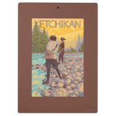 Vliegende vrouwen - Ketchikan, Alaska Klembord (Achterkant)