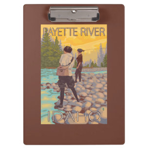 Vliegende vrouwen - Payette River, Idaho Klembord