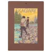 Vliegende vrouwen - Skagway, Alaska Klembord (Achterkant)