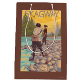 Vliegende vrouwen - Skagway, Alaska Medium Cadeauzakje (Achterkant)