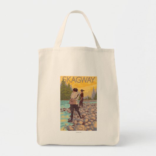 Vliegende vrouwen - Skagway, Alaska Tote Bag (Voorkant)