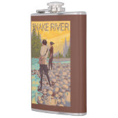 Vliegende vrouwen - Snake River, Idaho Heupfles (Links)