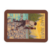 Vliegende vrouwen - Snake River, Idaho Magneet (Horizontaal)