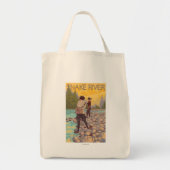 Vliegende vrouwen - Snake River, Idaho Tote Bag (Voorkant)