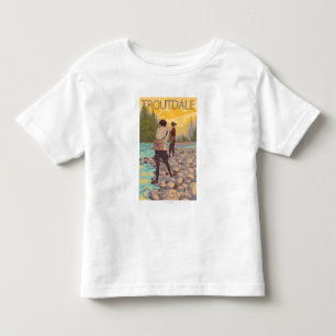 Vliegende vrouwen - Troutdale, Oregon Kinder Shirts