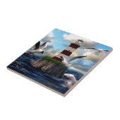 Vliegende vuurtoren tegeltje (Zijkant)