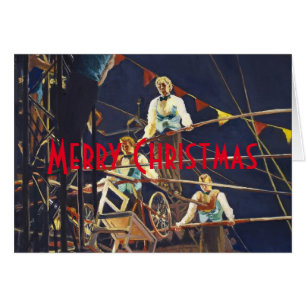 Vliegende Wallendas Gewaagde Trapeze Circus Act