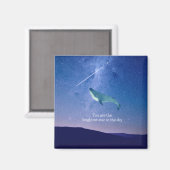 Vliegende walvis magneet (Voorkant / Achterkant)