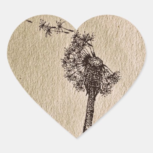 Vliegende Wensen Paardenbloem Stickers (Voorkant)