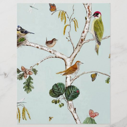 vliegende wezens origami paper (Voorkant)