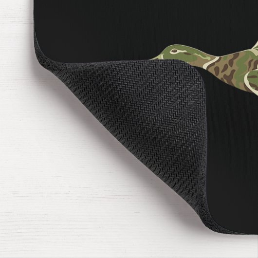 Vliegende wilde eend camouflage camo eend jacht c muismat (Hoek)