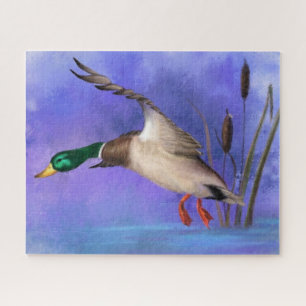 Vliegende Wilde Mallard Duck Puzzel