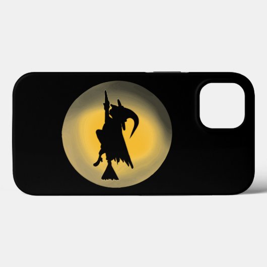 Vliegende Witch Silhouette Case-Mate iPhone Case (Achterkant (horizontaal))