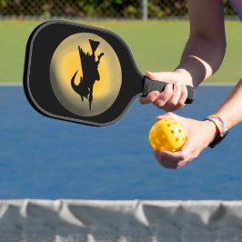 Vliegende Witch Silhouette Pickleball Paddle