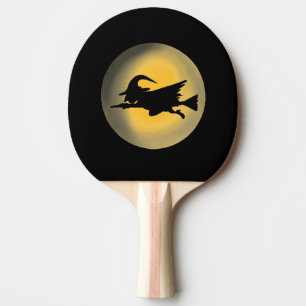 Vliegende Witch Silhouette Tafeltennisbatje