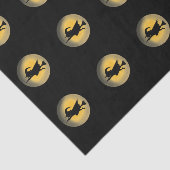 Vliegende Witch Silhouette Tissuepapier (Detail)