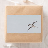 Vliegende zeegarenden etiket (Insitu)