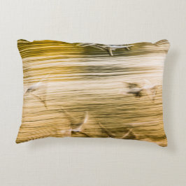 Vliegende zeegarren - abstract accent kussen