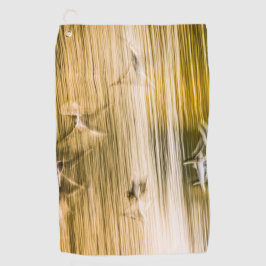 Vliegende zeegarren - abstract golfhanddoek