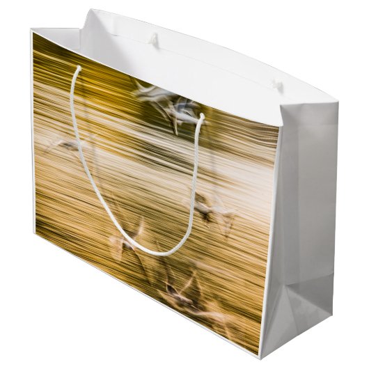 Vliegende zeegarren - abstract groot cadeauzakje (Achterkant Gekanteld)